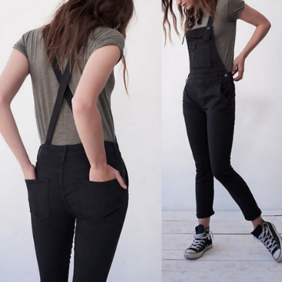 Free People Denim - 🌺🌺 Free People Washed Denim Overalls in Black